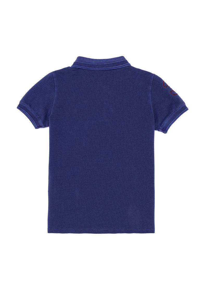 Erkek Çocuk Mavi Polo Yaka Tişört - 50245075147