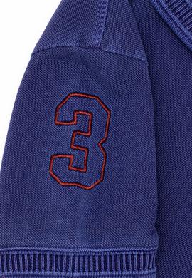 Erkek Çocuk Mavi Polo Yaka Tişört - 50245075147