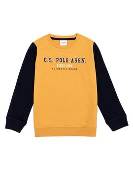 Çocuk Safran Bisiklet Yaka Sweatshirt - 50256860043