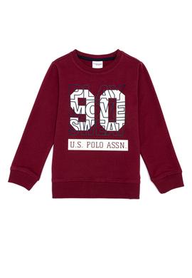 Çocuk Vişne Bisiklet Yaka Sweatshirt - 50256858051