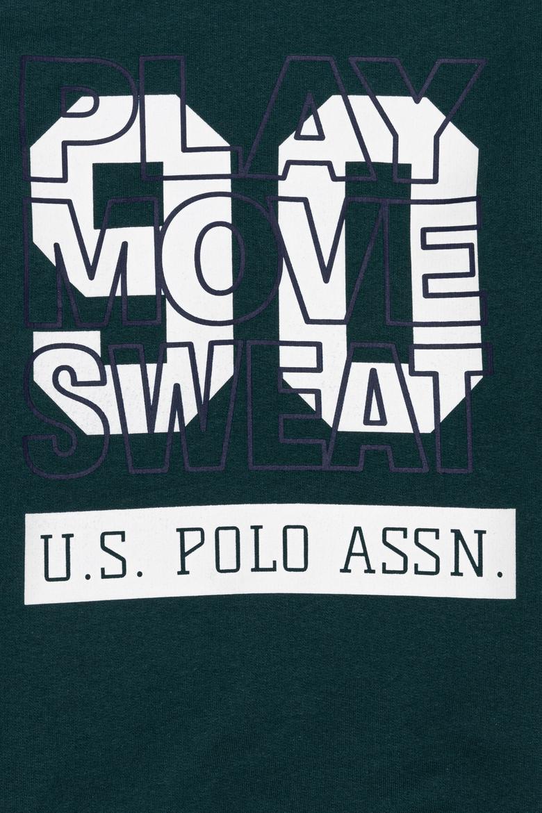 Çocuk Yeşil Bisiklet Yaka Sweatshirt - 50256858029