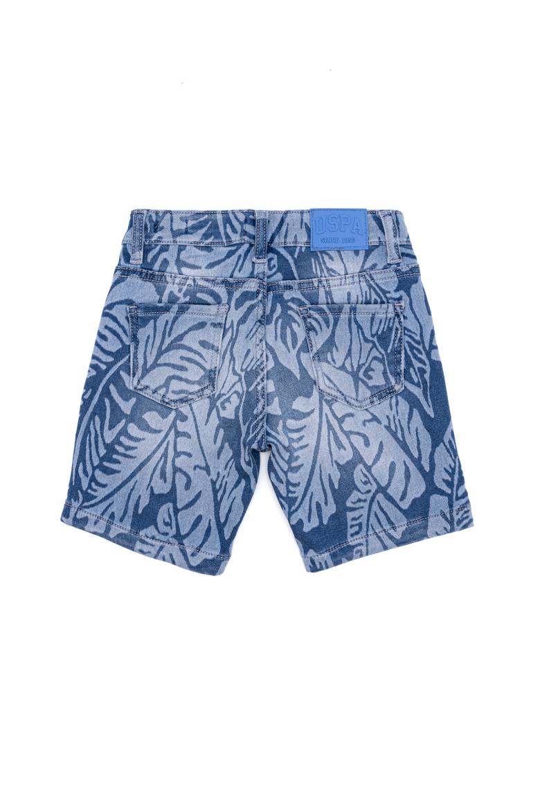 Erkek Çocuk Mavi Jean Şort - 50249644004