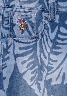 Erkek Çocuk Mavi Jean Şort - 50249644004