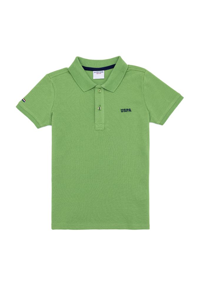 Erkek Çocuk Yeşil Polo Yaka Tişört