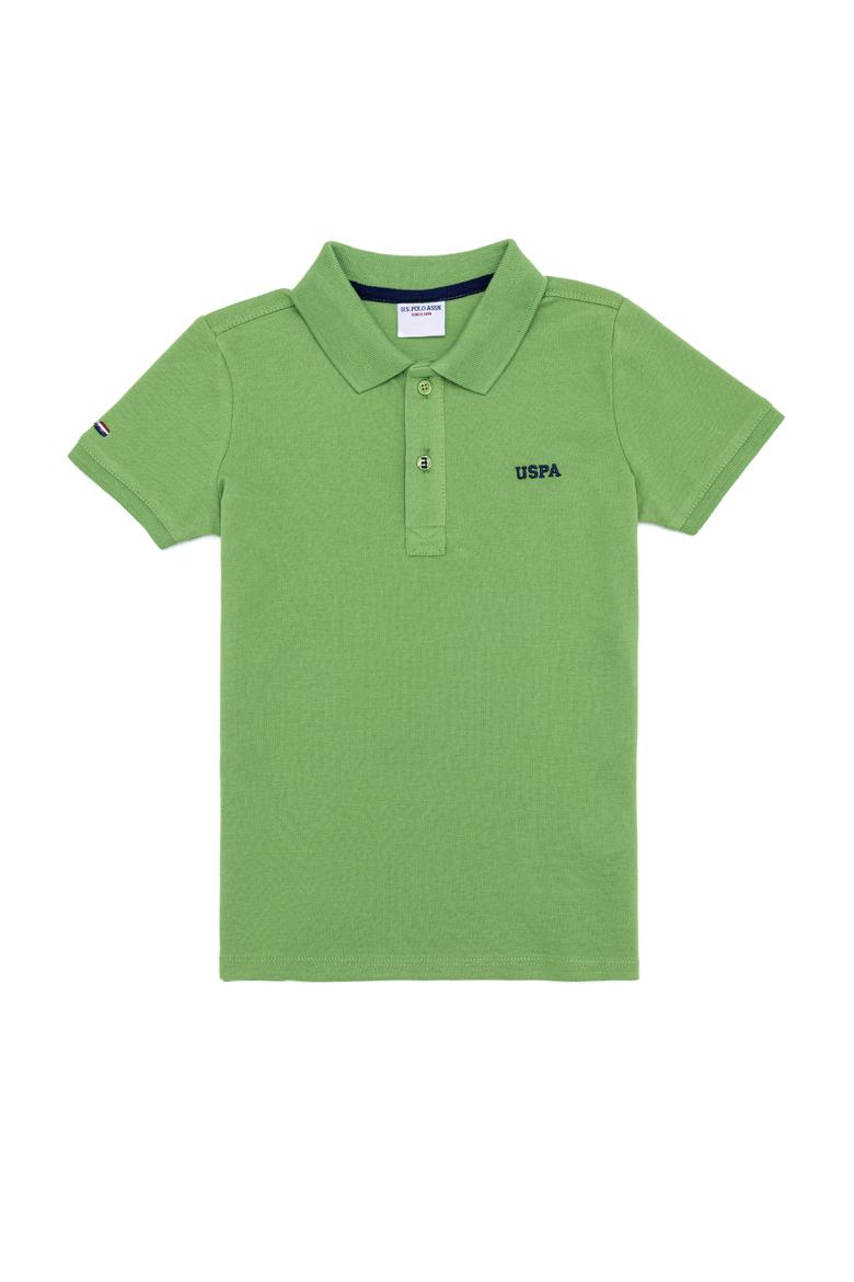 Erkek Çocuk Yeşil Polo Yaka Tişört