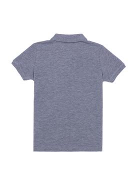 Erkek Çocuk Gri Melanj Polo Yaka Tişört - 50249283121