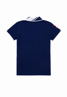 Erkek Çocuk Lacivert Basic Polo Yaka Tişört - 50249580035