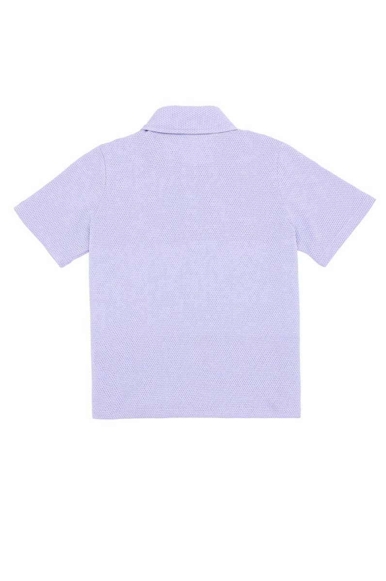 Kız Çocuk Lila Polo Yaka Tişört