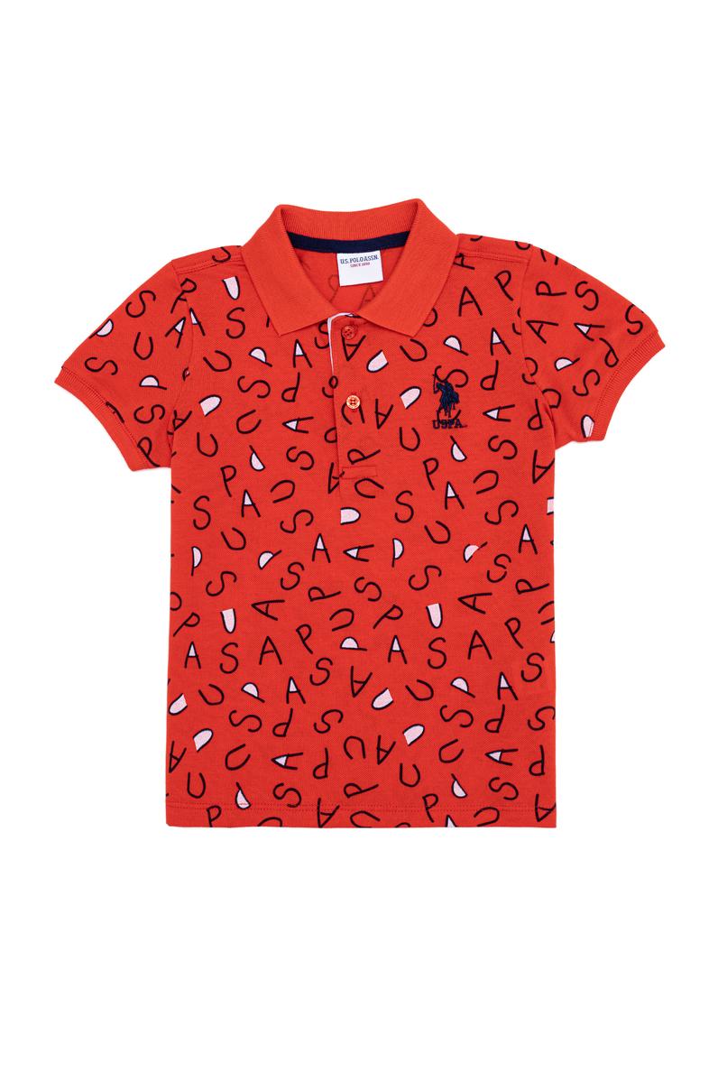 Erkek Çocuk Kırmızı Polo Yaka Tişört