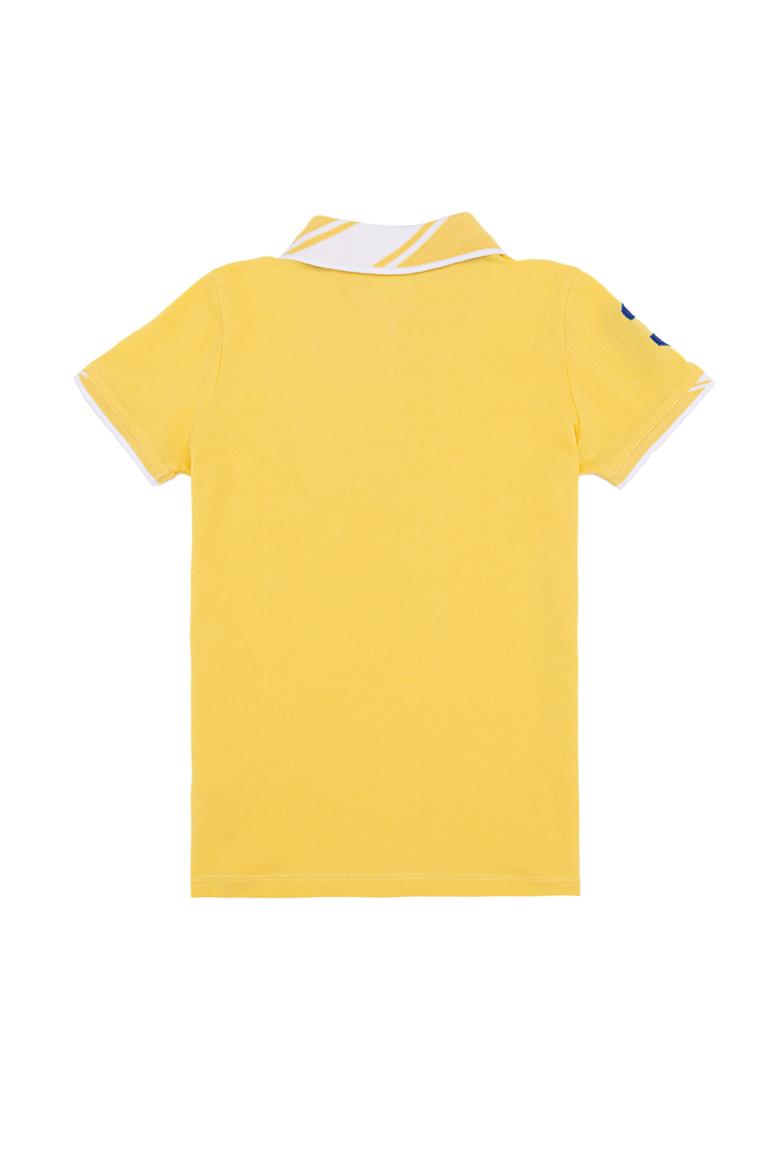 Erkek Çocuk Açık Sarı Basic Polo Yaka Tişört - 50249580002