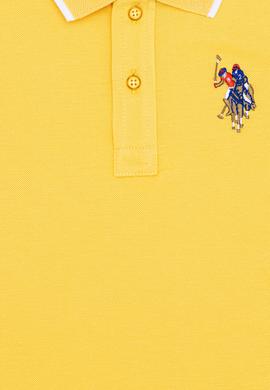 Erkek Çocuk Açık Sarı Basic Polo Yaka Tişört - 50249580002