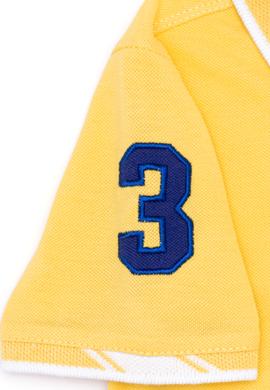 Erkek Çocuk Açık Sarı Basic Polo Yaka Tişört - 50249580002