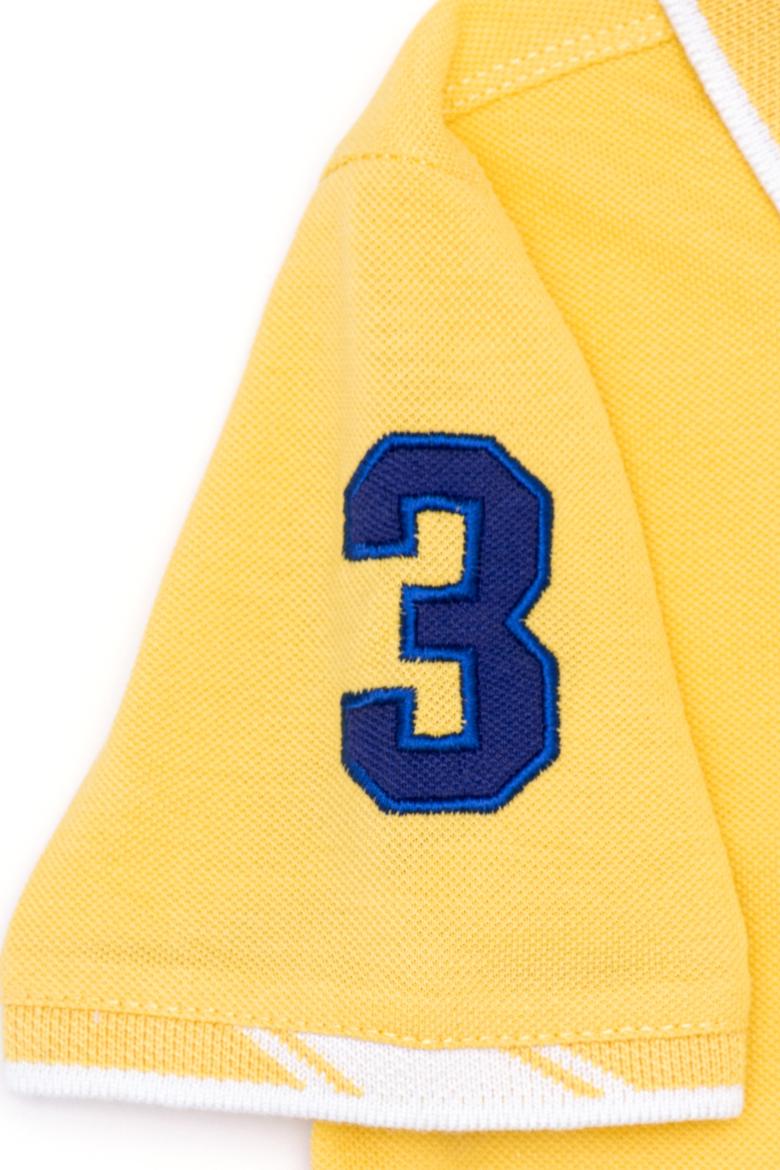 Erkek Çocuk Açık Sarı Basic Polo Yaka Tişört - 50249580002