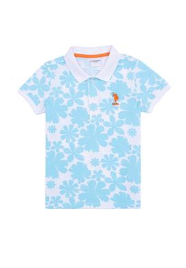 Erkek Çocuk Turkuaz Polo Yaka Tişört - 50248951023