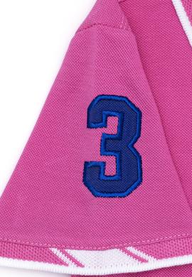 Erkek Çocuk Pembe Polo Yaka Tişört - 50249580057