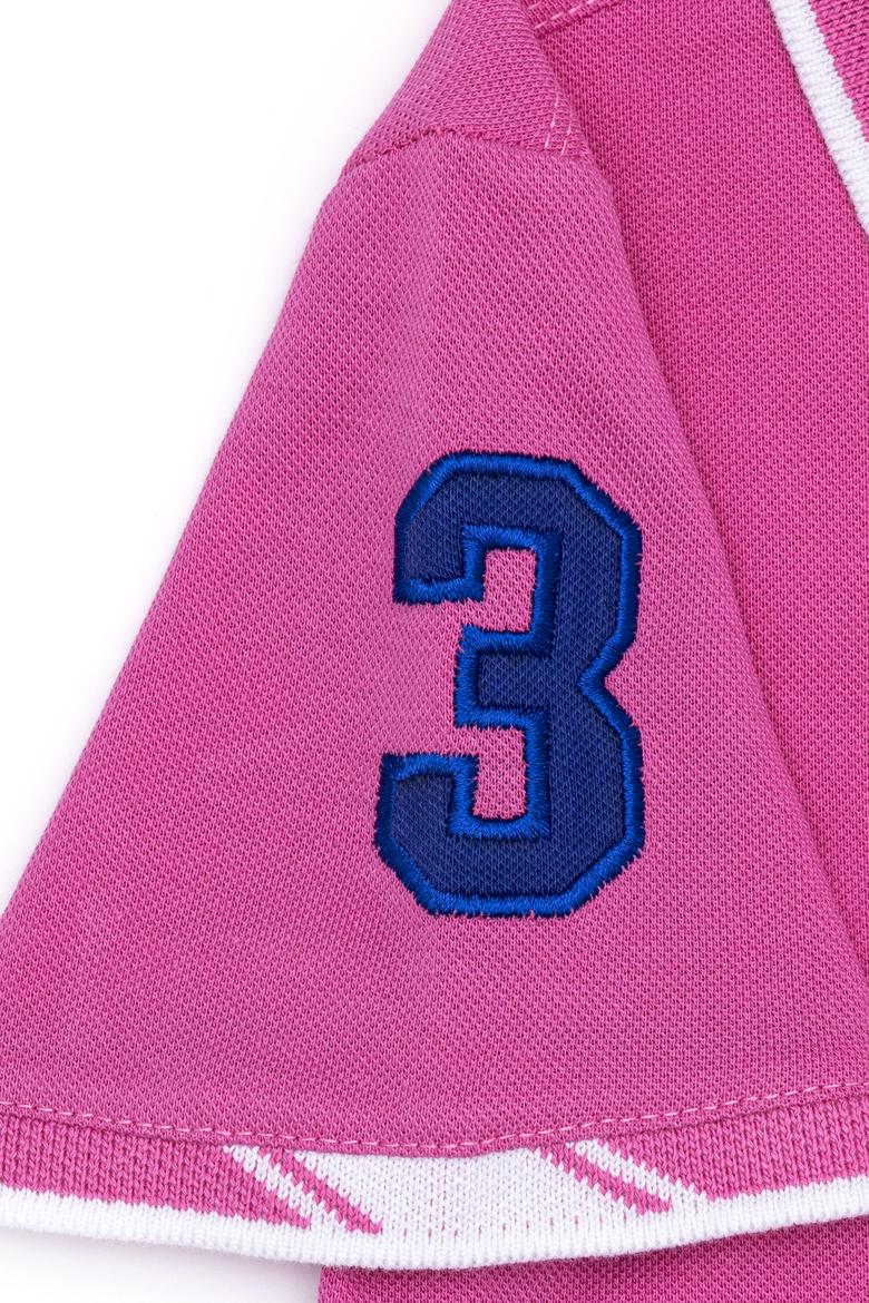 Erkek Çocuk Pembe Polo Yaka Tişört - 50249580057