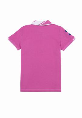 Erkek Çocuk Pembe Polo Yaka Tişört - 50249580057