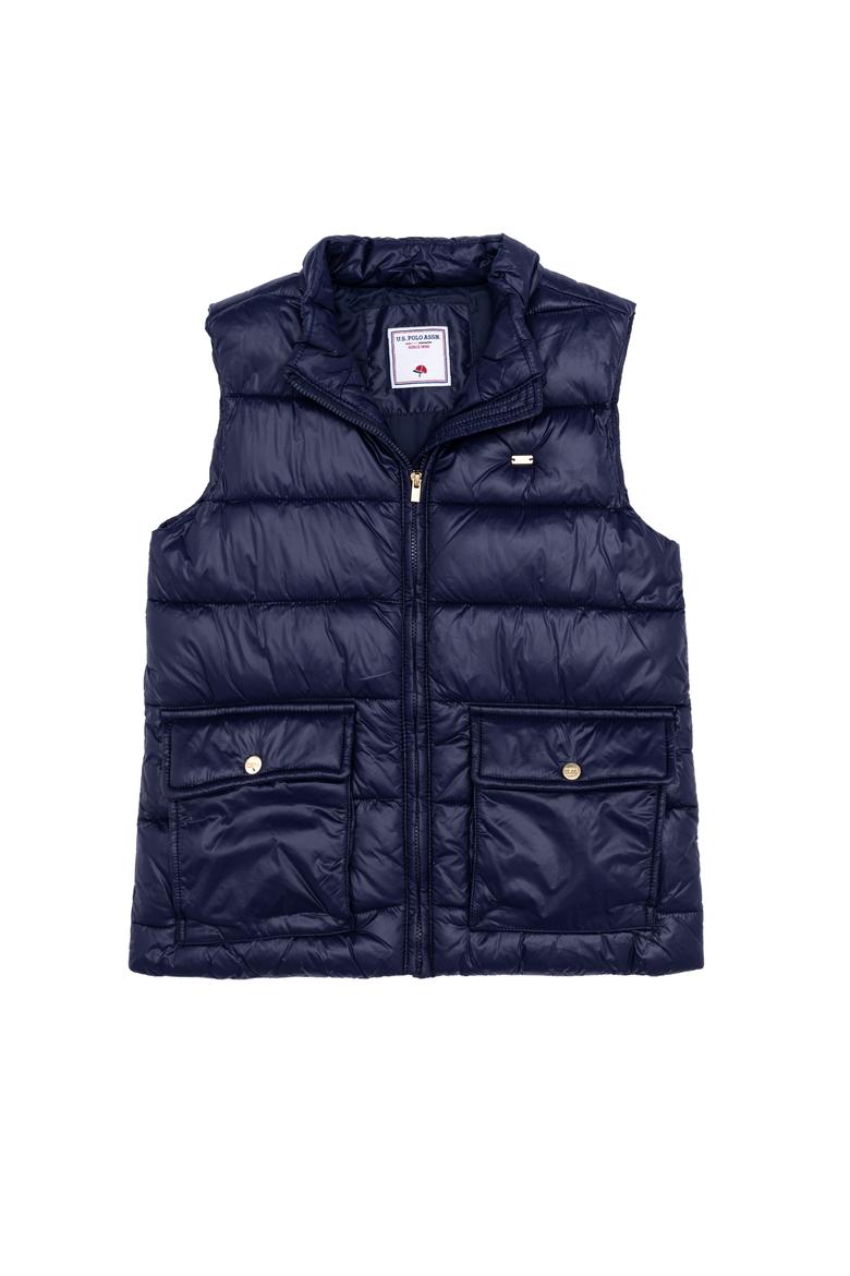 Kız Çocuk Lacivert Yelek