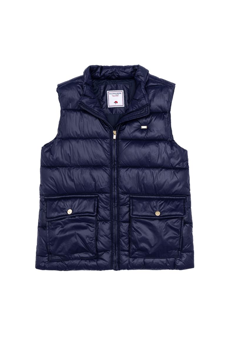 Kız Çocuk Lacivert Yelek