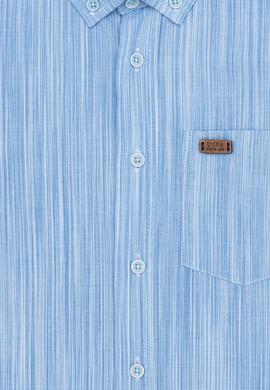 Erkek Çocuk Turkuaz Uzun Kollu Gömlek - 50249563013