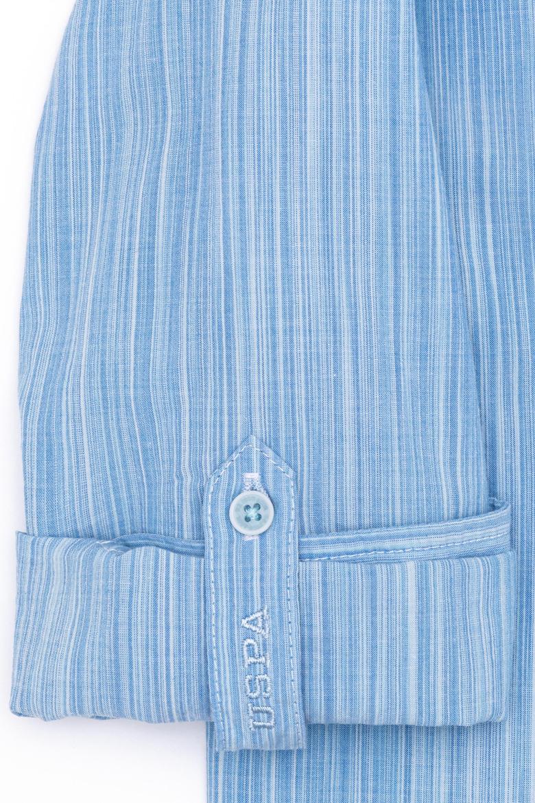 Erkek Çocuk Turkuaz Uzun Kollu Gömlek - 50249563013