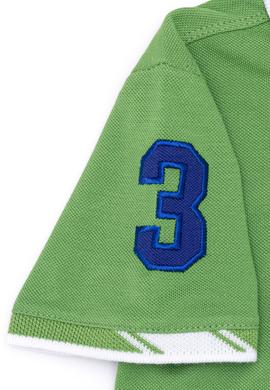 Erkek Çocuk Elma Yeşili Basic Polo Yaka Tişört - 50249580024