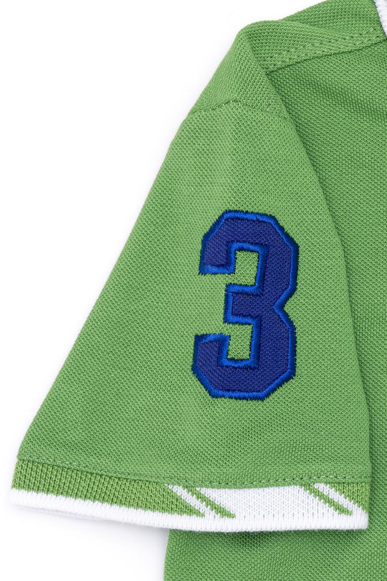 Erkek Çocuk Elma Yeşili Basic Polo Yaka Tişört - 50249580024