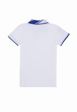 Erkek Çocuk Beyaz Basic Polo Yaka Tişört - 50249580015