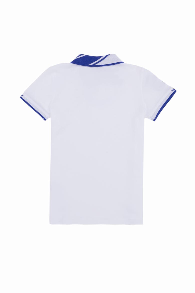 Erkek Çocuk Beyaz Basic Polo Yaka Tişört - 50249580015