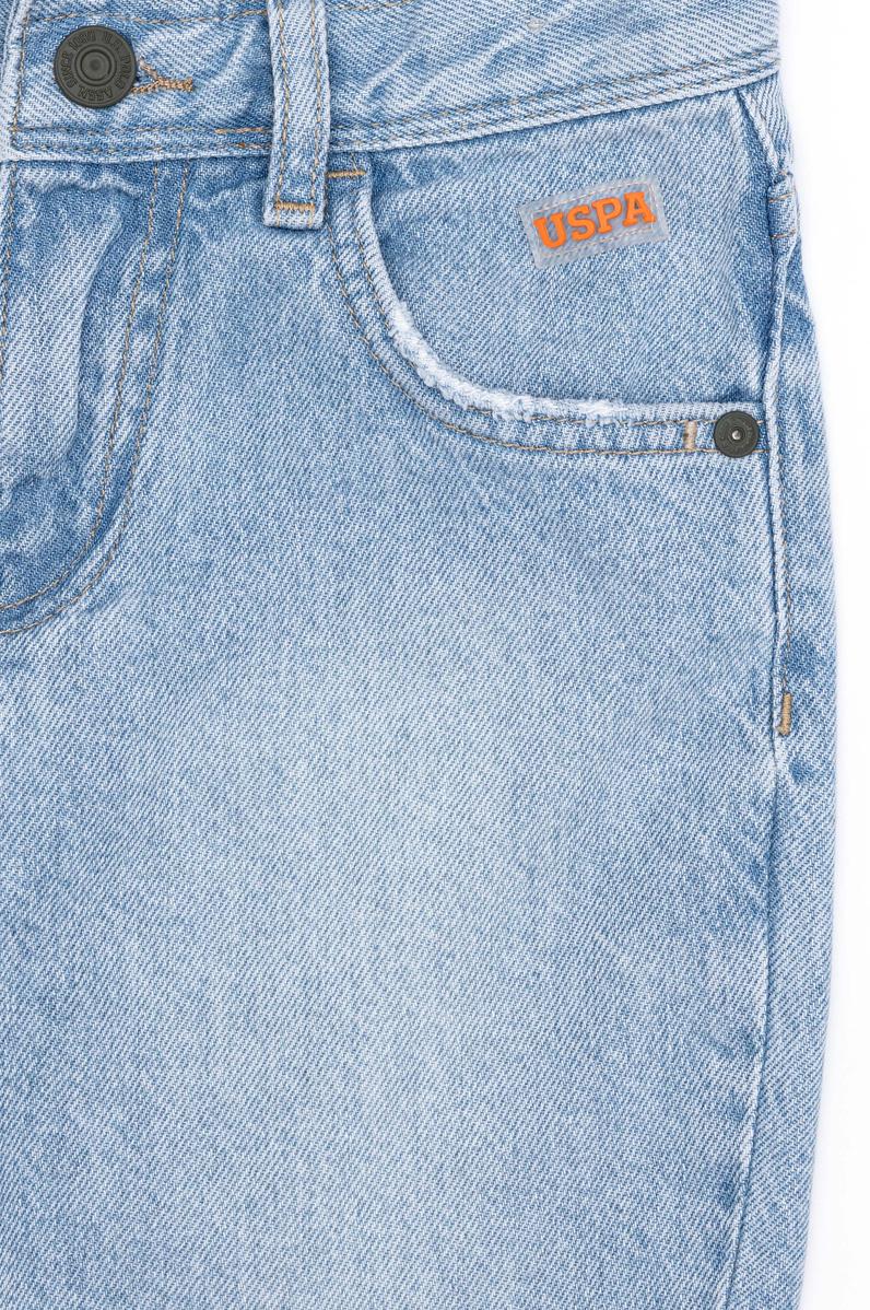 Erkek Çocuk Açık Mavi Jean Şort