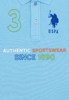 Erkek Çocuk Turkuaz Polo Yaka Tişört - 50249579025