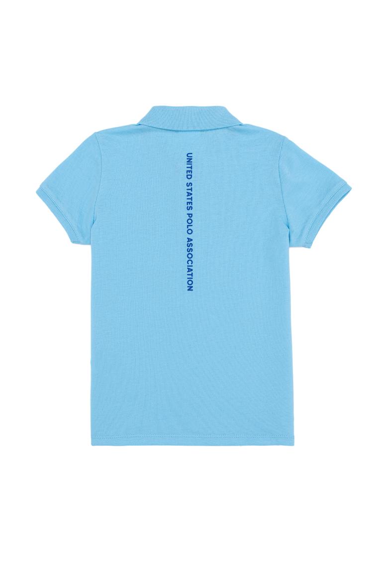 Erkek Çocuk Turkuaz Polo Yaka Tişört - 50249579025