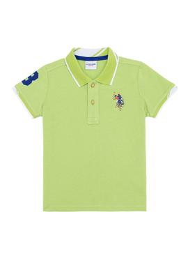 Erkek Çocuk Fıstık Yeşili Polo Yaka Tişört - 50249580090