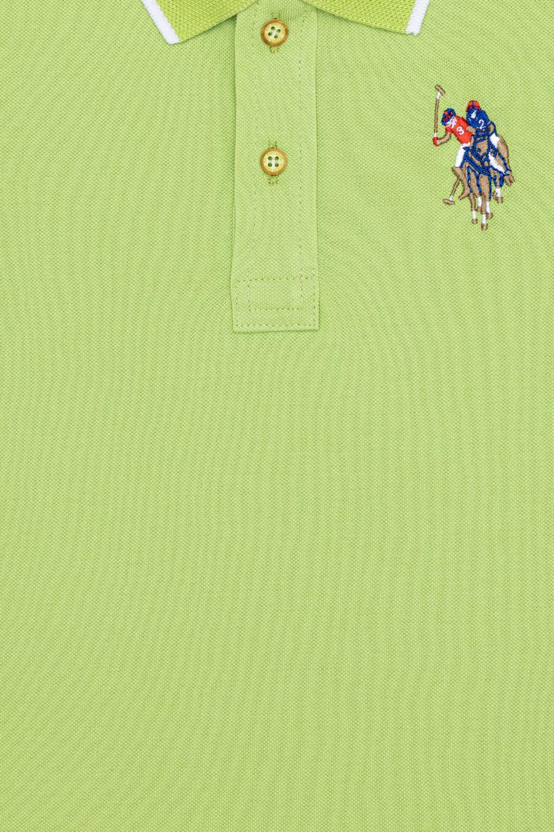 Erkek Çocuk Fıstık Yeşili Polo Yaka Tişört - 50249580090