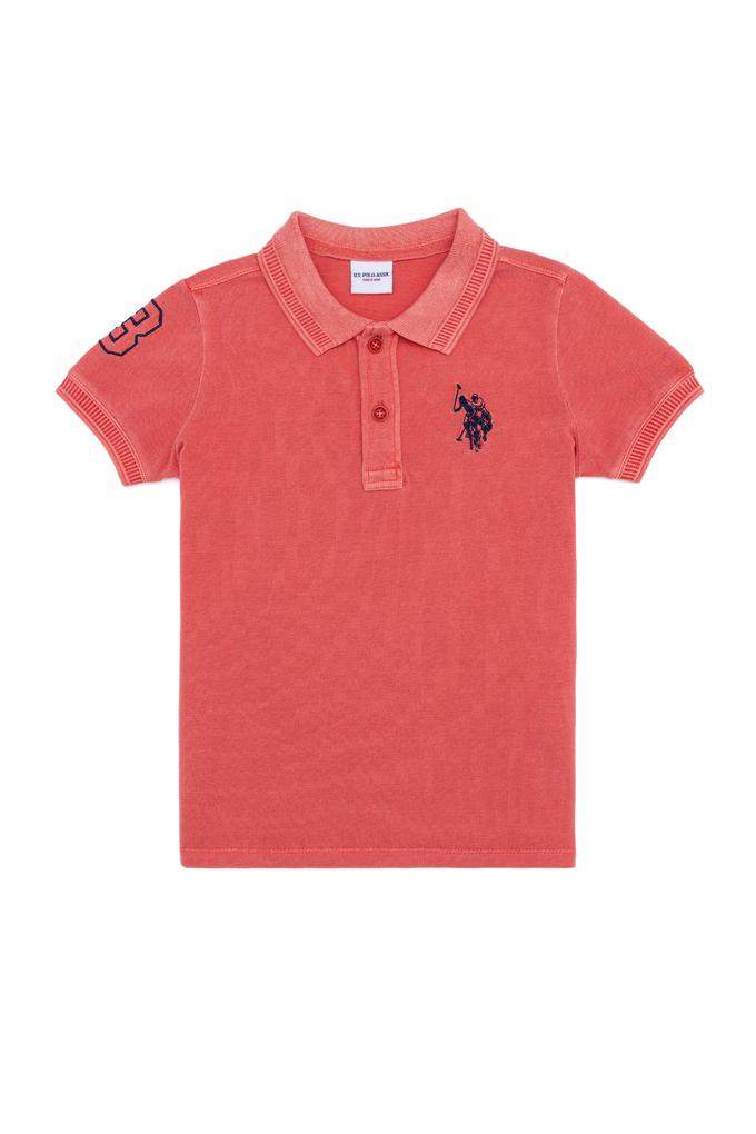 Erkek Çocuk Kırmızı Polo Yaka Tişört