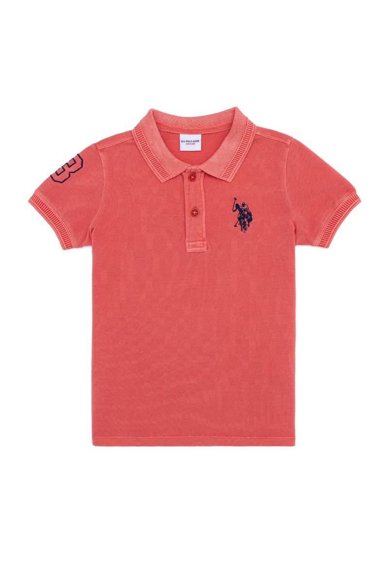 Erkek Çocuk Kırmızı Polo Yaka Tişört