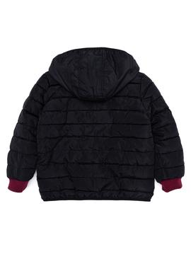 Erkek Çocuk Siyah Kapüşonlu Mont - 50255047029