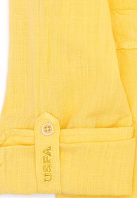 Erkek Çocuk Açık Sarı Uzun Kollu Gömlek - 50246578031