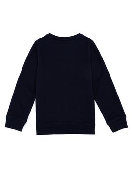 Çocuk Lacivert Bisiklet Yaka Sweatshirt - 50256857021
