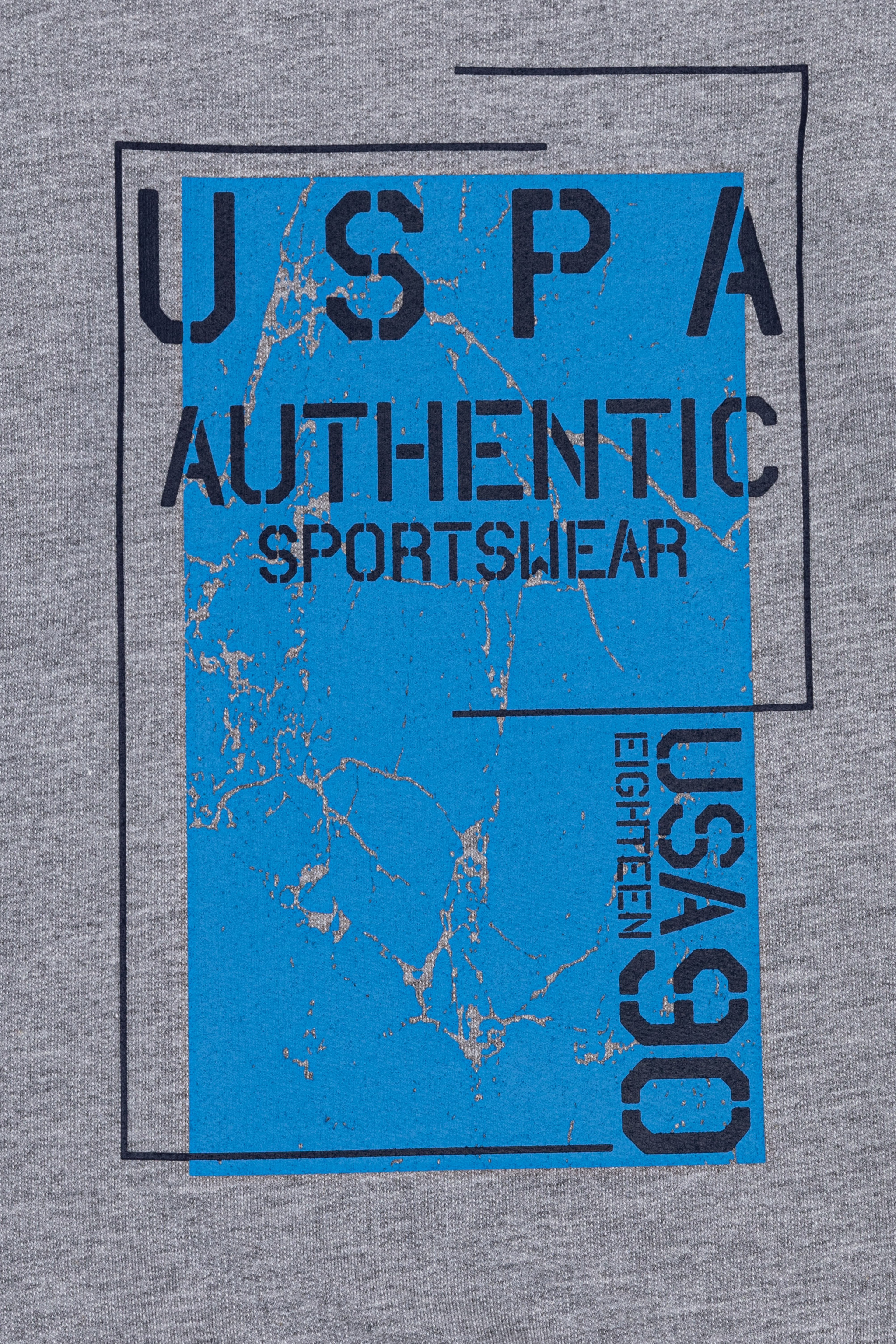 Erkek Çocuk Gri Melanj Sweatshirt - Image 3