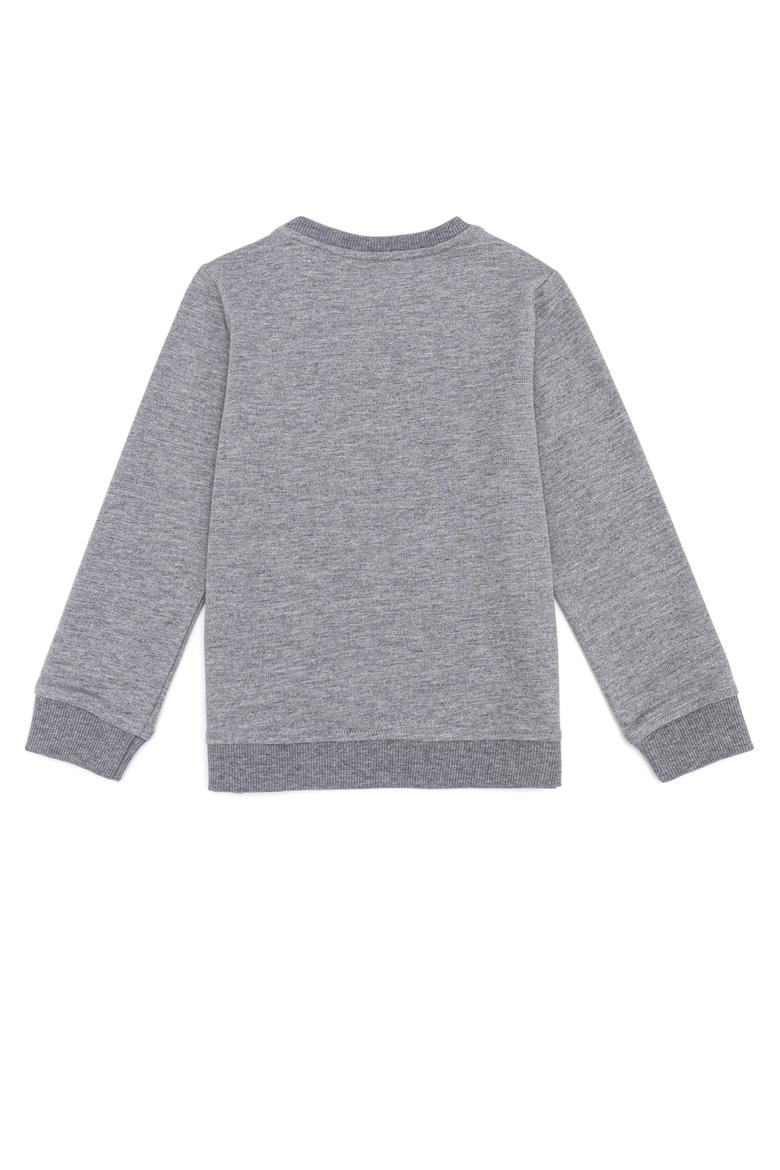 Erkek Çocuk Gri Melanj Sweatshirt - 50256857043