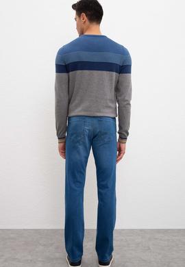 Erkek Mavi Denim Pantolon - 50216971003