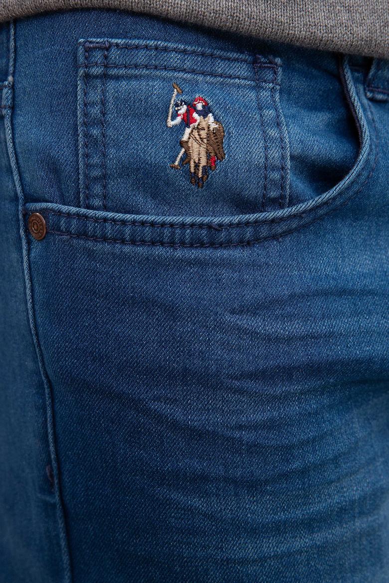 Erkek Mavi Denim Pantolon - 50216971003