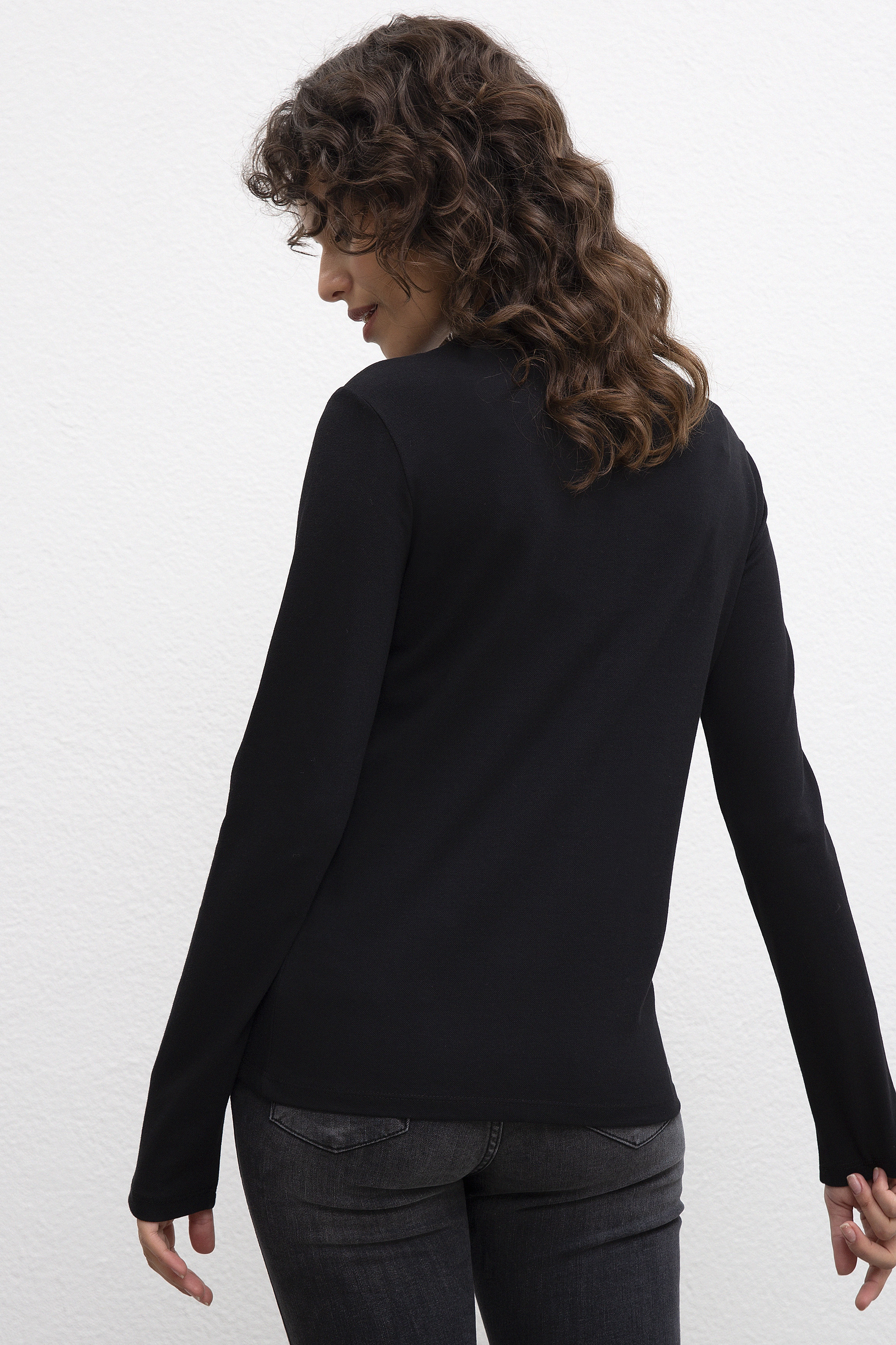 Kadın Siyah Sweatshirt