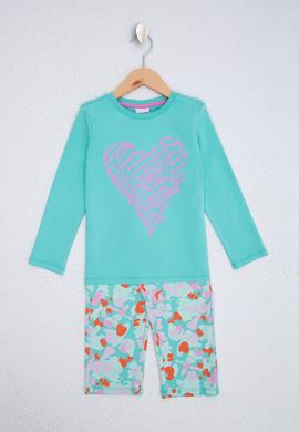 Kız Çocuk Yeşil Pijama - 50225944012