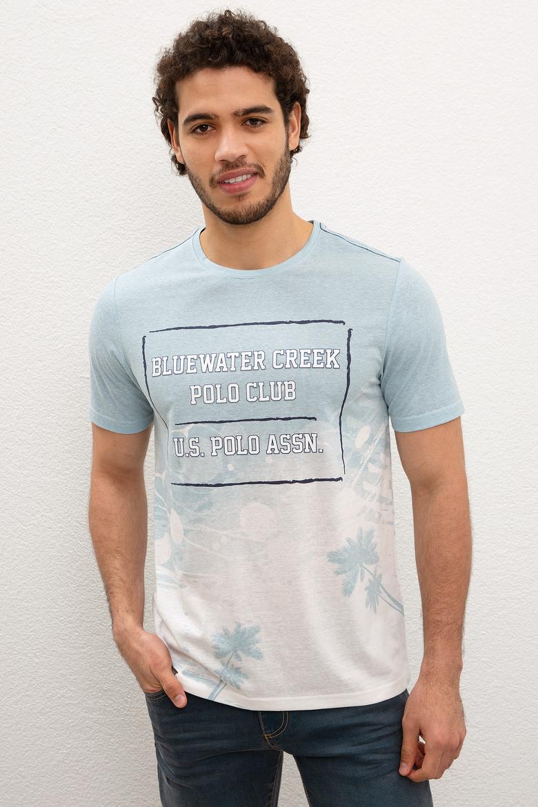 Erkek Açık Mavi Tişört