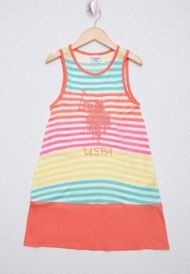 Kız Çocuk Somon Örme Elbise - 50218931028