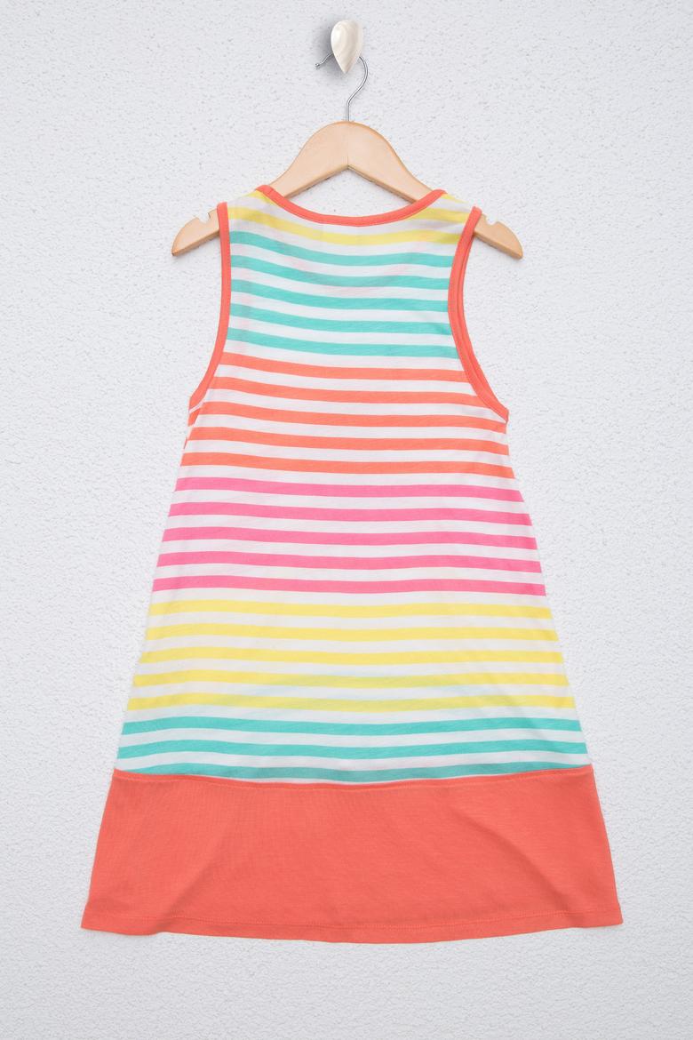 Kız Çocuk Somon Örme Elbise - 50218931028