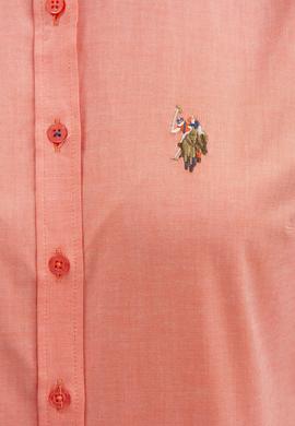 Kadın Nar Çiçeği Uzun Kollu Basic Gömlek - 50219046061