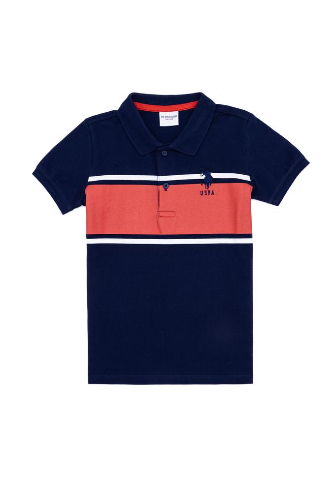 Erkek Çocuk Lacivert Polo Yaka Tişört